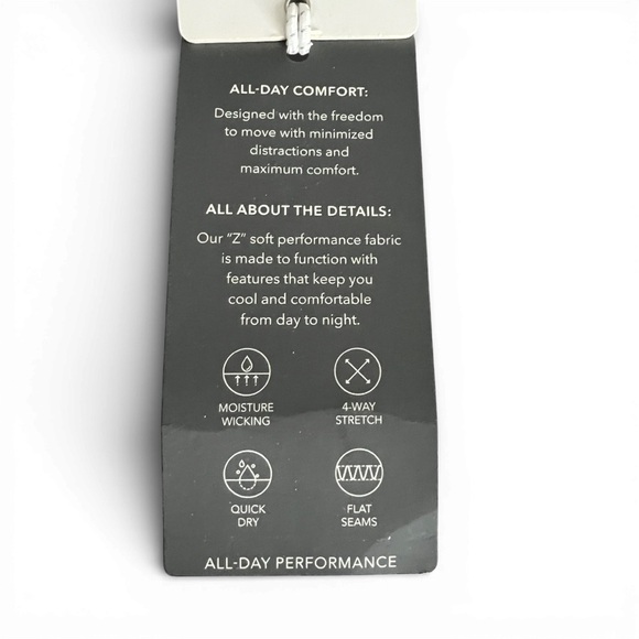 Z Supply Buttery Soft Black, Rose & Cream Leggings - Picture 4 of 7